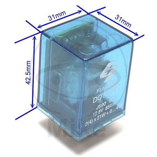 PŘERUŠOVAČ BLINKRŮ JMP ELEKTRONICKÝ 12V 3PÓLOVÝ