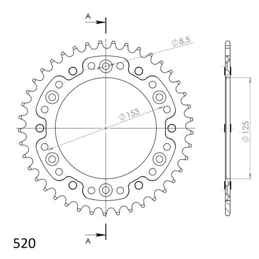 ŘETĚZOVÁ SADA D.I.D CHAIN - STŘÍBRNÝ ŘETĚZ 520 VX, X-KROUŽEK, KOLEČKO SUPERSPROX, ROZETA SUPERSPROX STEALTH PRO HONDA XR 650 R 2000-2007