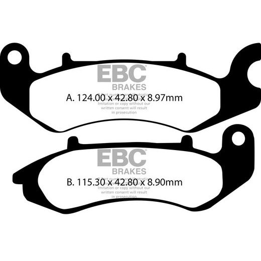 BRZDOVÉ DESTIČKY EBC FA711V