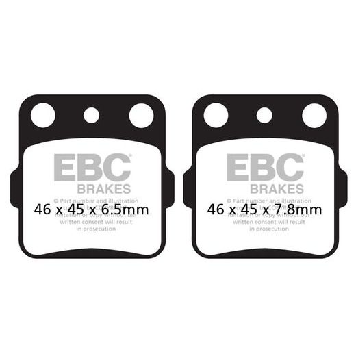 BRZDOVÉ DESTIČKY EBC FA084/2TT