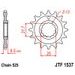 ŘETĚZOVÁ SADA D.I.D CHAIN - STŘÍBRNÝ ŘETĚZ 525 VX, X-KROUŽEK, KOLEČKO JT POGUMOVANÉ, ROZETA JT PRO KAWASAKI Z 1000 SX 2011-2019