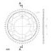 ŘETĚZOVÁ ROZETA SUPERSPROX RFE-1134:54-BLK ČERNÝ 54 ZUBŮ, 428 - ŘETĚZOVÉ ROZETY SUPERSPROX - OCELOVÉ - DÍLY