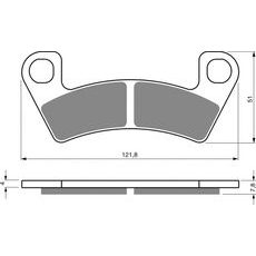 BRZDOVÉ OBLOŽENIE GOLDFREN 409 S3