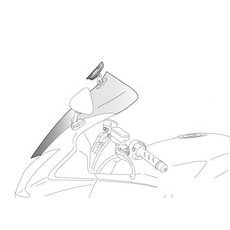 PLEXI ŠTÍT PUIG TOURING WITH VISOR 3565H SMOKE