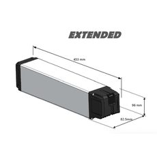 REMOVABLE BATTERY TORROT EXTENDED EE40001TT-CNC-2 48V 12.5AH 13S5P KETSKÉ