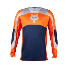 FOX 180 NITRO JERSEY - EXTD SIZES - FLUO ORANGE MX24
