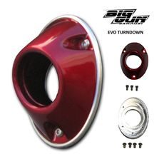 BIG GUN TURNDOWN END CAP ASSEMBLY EVO MX / ATV - RED