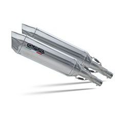 DVOJITÁ KONCOVKA VÝFUKU SLIP - ON GPR FURORE-X INOX BMW.50.FXSC MATTE BLACK INCLUDING REMOVABLE DB KILLERS AND LINK PIPES