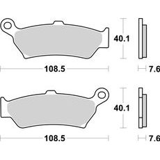 BRZDOVÉ OBLOŽENIE BREMBO 07BB43SP