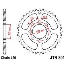 REŤAZOVÁ ROZETA JT JTR 801-44 44 ZUBOV,420