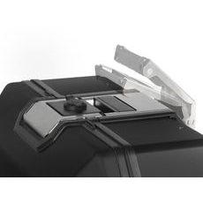 KOMPLETNÝ SADA ČIERNYCH HLINÍKOVÝCH KUFROV SHAD TERRA BLACK, 37 LITROV VRCHNÝ KUFOR, 47L/47 LITROV BOČNÉ KUFRE, VRÁTANE MONTÁŽNEJ SADY A PLATNI SHAD HONDA NC 750 X