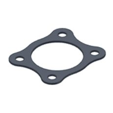 GRAPHITE PLATE GASKET MIVV 50.73.043.1 FOR FLANGE (4 HOLES)