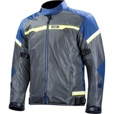 LS2 RIVA MAN JACKET BLUE DARK GREAY H-V YELLOW