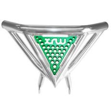 FRONT BUMPER XR10 POLISHED PHD GREEN