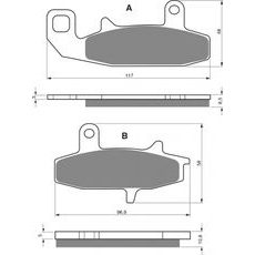 BRZDOVÉ OBLOŽENIE GOLDFREN 037 AD