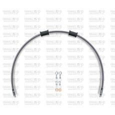 HADICA ZADNEJ BRZDY VENHILL POWERHOSEPLUS DUC-9021R (1 HADICA V SADE) CLEAR HOSES, CHROME FITTINGS