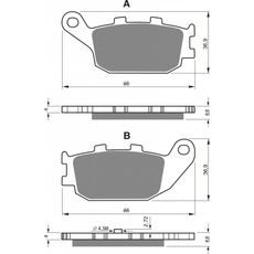 BRZDOVÉ OBLOŽENIE GOLDFREN 155 AD