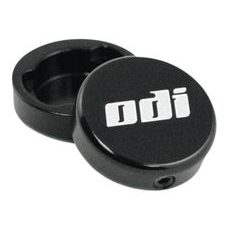 ODI GRIPS ALUMINUM BAR END CAP BLACK