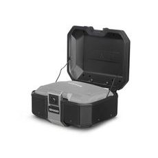 COMPLETE SET OF SHAD TERRA TR40 ADVENTURE SADDLEBAGS AND SHAD TERRA BLACK ALUMINIUM 37L TOPCASE, INCLUDING MOUNTING KIT SHAD HARLEY DAVIDSON PAN AMERICA 1250