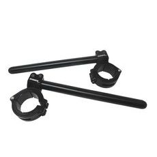 ADJUSTABLE CLIP-ONS ACCOSSATO INCLINATION FROM 6Â° TO 10Â° WITH INNER RING, BLACK