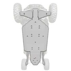 SKID PLATES KIT ALU - POLARIS RZR4 TURBO 2019