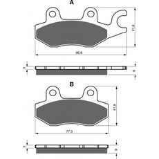 BRZDOVÉ OBLOŽENIE GOLDFREN 332 AD
