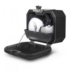 KOMPLETNÝ SADA ČIERNYCH HLINÍKOVÝCH KUFROV SHAD TERRA BLACK, 37 LITROV VRCHNÝ KUFOR, 47L/47 LITROV BOČNÉ KUFRE, VRÁTANE MONTÁŽNEJ SADY A PLATNI SHAD HONDA NX 750 X 2021-