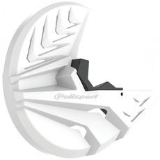 DISK & BOTTOM FORK PROTECTOR POLISPORT PERFORMANCE BLACK/WHITE