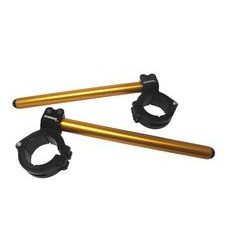 ADJUSTABLE CLIP-ONS ACCOSSATO INCLINATION FROM 6Â° TO 10Â° WITHOUT INNER RING, GOLD