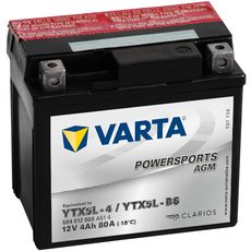 VARTA 12V/4AH MOTO LF, YTX5L-4/YTX5L-BS ACCESS DRR,TGB BULLET