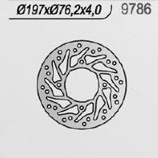 BRZDOVÝ KOTÚČ NG 9786