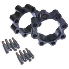 REAR WHEEL SPACERS POLYAMIDE BLACK - 45MM Ø115 - Ø110