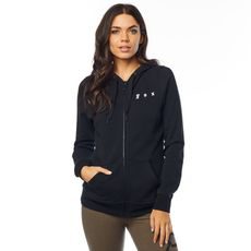 FOX THE SUPER FOX ZIP FLEECE, BLACK, LFS18F