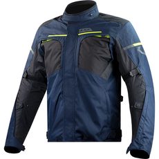 LS2 ENDURANCE MAN JACKET BLUE BLACK H-V YELLOW