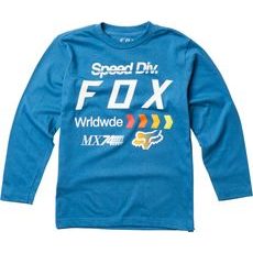 FOX YOUTH MURC LS TEE, DUSTY BLUE, LFS18F