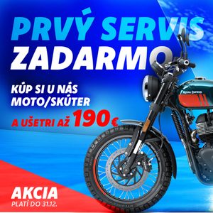 Prvý servis je u nás ZADARMO
