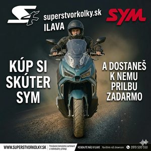 Kúp si skúter SYM a dostaneš k nemu prilbu Zadarmo!!