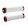 ODI GRIPS Troy Lee Designs Signature ATV Lock-On Bonus Pack White w/Red Clamps