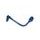 Lever guard ACCOSSATO with blue hose and joint left, aluminium
