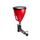 Multipurpose Funnel POLISPORT PROOCTANE Clear red/black