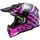 LS2 MX437 FAST EVO VERVE BLACK FLUO PINK