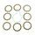 Friction plates kit with clutch cover gasket ATHENA P40230075