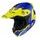 Motokrosová helma AXXIS WOLF ABS star track C17 matná modrá M