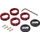 ODI GRIPS Set Lock Jaw Clamps w/Snap Caps - Red