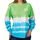 WOMen's LONG SLEEVE TEAM ARCTIC TIE DYE GREEN & BLUE