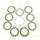 Friction plates kit with clutch cover gasket ATHENA P40230102