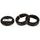 ODI GRIPS Set Lock Jaw Clamps w/Snap Caps - Black