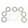 Friction plates kit with clutch cover gasket ATHENA P40230043