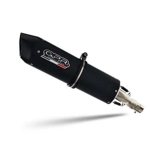 KONCOVKA VÝFUKU SLIP-ON GPR FURORE EVO4 NERO KT.100.2.FNE4 MATTE BLACK INCLUDING REMOVABLE DB KILLER AND LINK PIPE