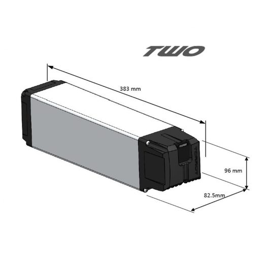 REMOVABLE BATTERY TORROT TWO EE40000TT-CNC-1 48V 8.8AH 13S4P KETSKÉ